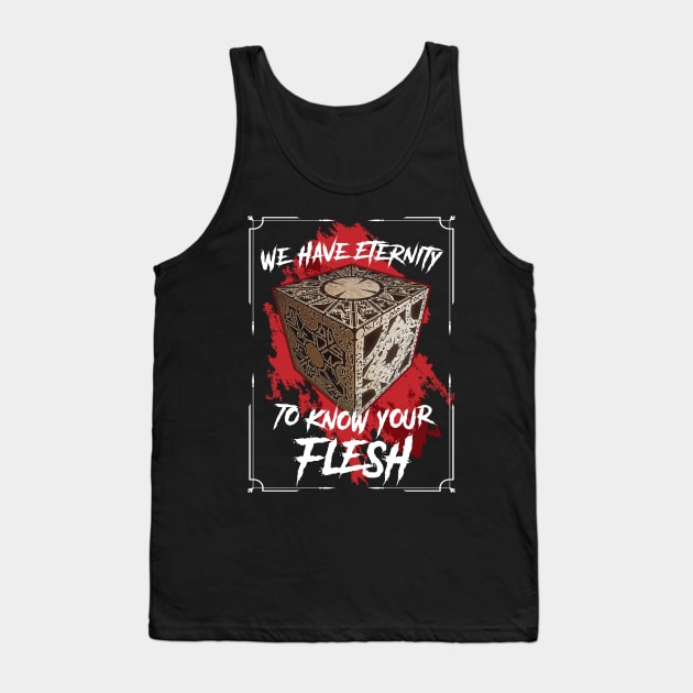 Lament Configuration Puzzle Box Eternity to Know Your Flesh Tank Top by Meta Cortex